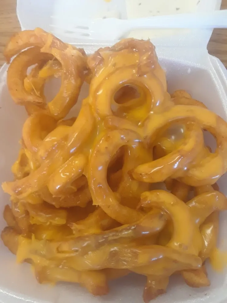 Curly Fries with Cheese